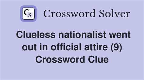attire crossword clue|official attire crossword.